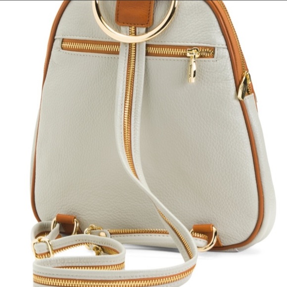 Valentina Made in Italy Double Entry Dome Backpack